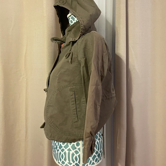 Roxy Green Cropped Utility Jacket - Picture 8 of 16